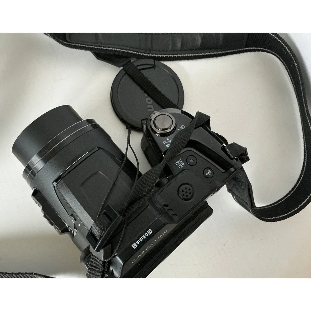 Nikon Coolpix‎ L840 Digital Camera 38x Zoom Black Case Logic Bag Bundle